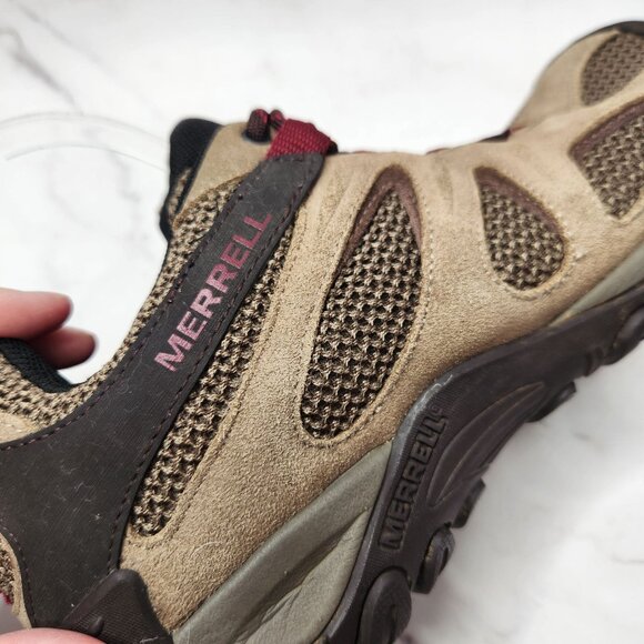 Merrell Yokota Women's Hiking Shoes Brown Sneakers Low Outdoors Women's 10 - Picture 7 of 9